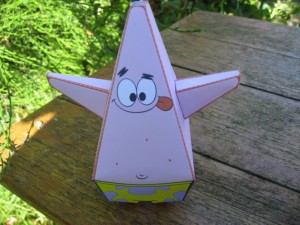 Patrick, bob l\'éponge papercraft