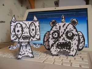 Papertoy Zombiefie