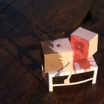 Papercraft coupé en deux