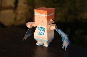 Papertoy Aqua boy